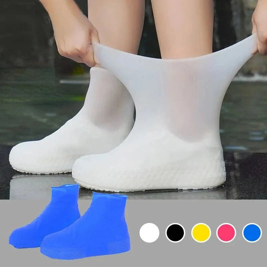 Couvre-chaussures de pluie étanches en latex