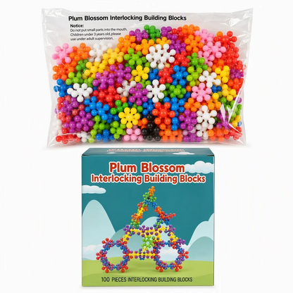 Blocs de construction flocon de neige 3D pour enfants