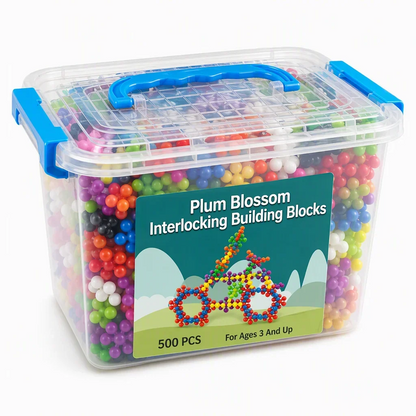 Blocs de construction flocon de neige 3D pour enfants